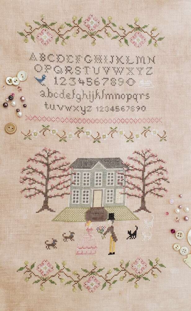 dogwood-manor-wildflower-stitching_ml Wildflower Stitching - Dogwood Manor – Image 1