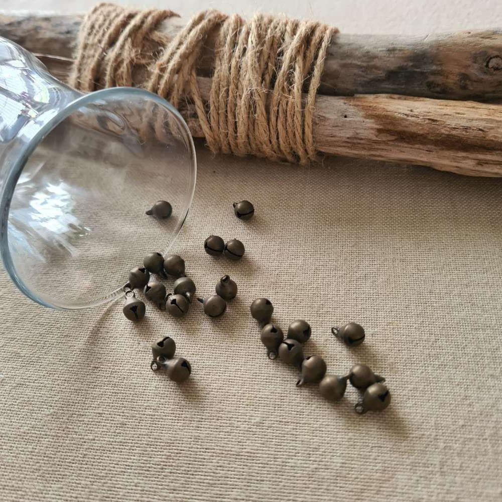 grelot-vintage-6-mm_ml LCF - Grelot coloris bronze antique 6mm – Image 1