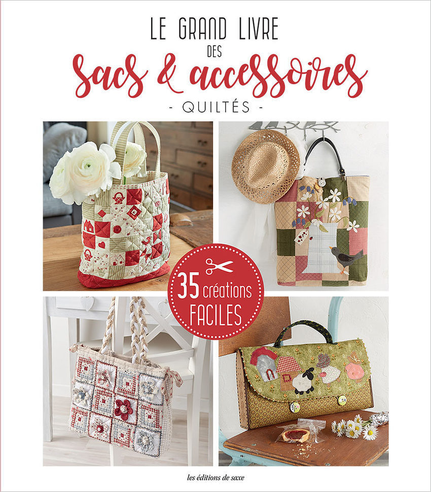guid012_le-grand-livre-des-sacs-accessoires-quiltes-edisaxe-patchwork_ml EDS - Le grand livre des sacs & accessoires quiltés – Image 1