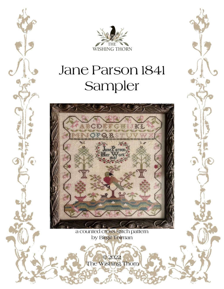 jane-parson-1841-sampler-the-wishing-thorn_2_ml The wishing Thorn - Jane Parson 1841 sampler – Image 1