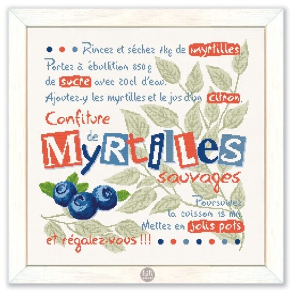 Lilipoints - Confiture de myrtilles G049