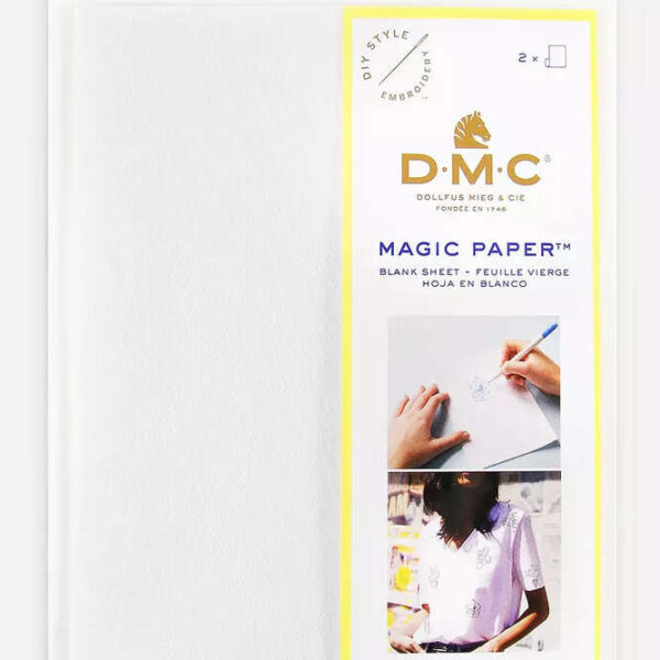 DMC - Magic paper , 2 feuilles vierges