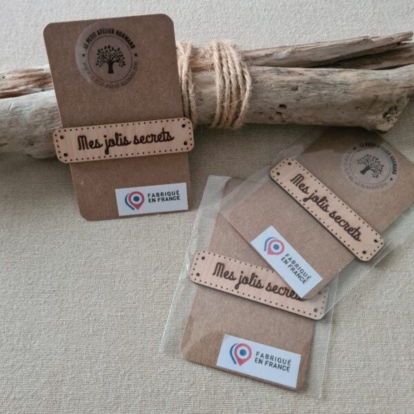 Le petit Atelier Normand - Bouton "Mes jolis secrets"