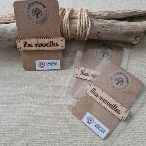 Le petit Atelier Normand - Bouton "Mes merveilles"