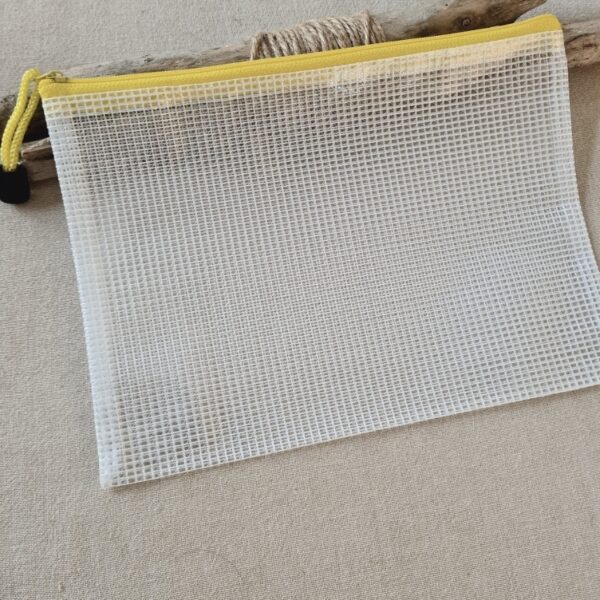 LCF - Pochette Zippée armée A5 coloris Jaune