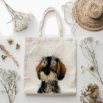 Sac fourre tout coton - Chien 2