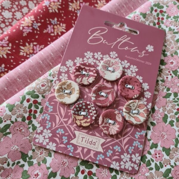 Tilda - Carte de boutons Tilda Sanctuary 18mmx8pcs