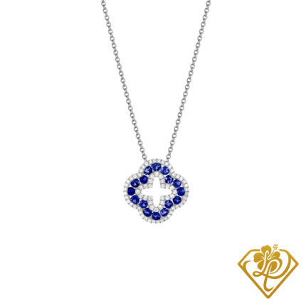 Collier Clarus Orbis en or gris 18k