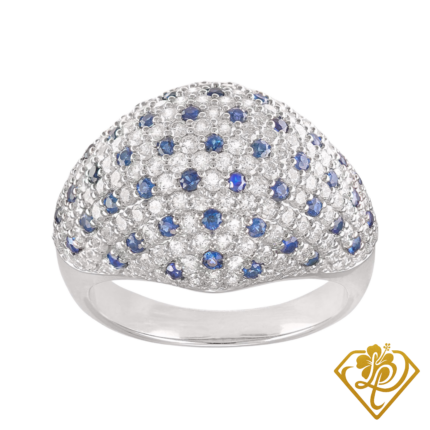 Bague jonc Gravitas en or gris 18k